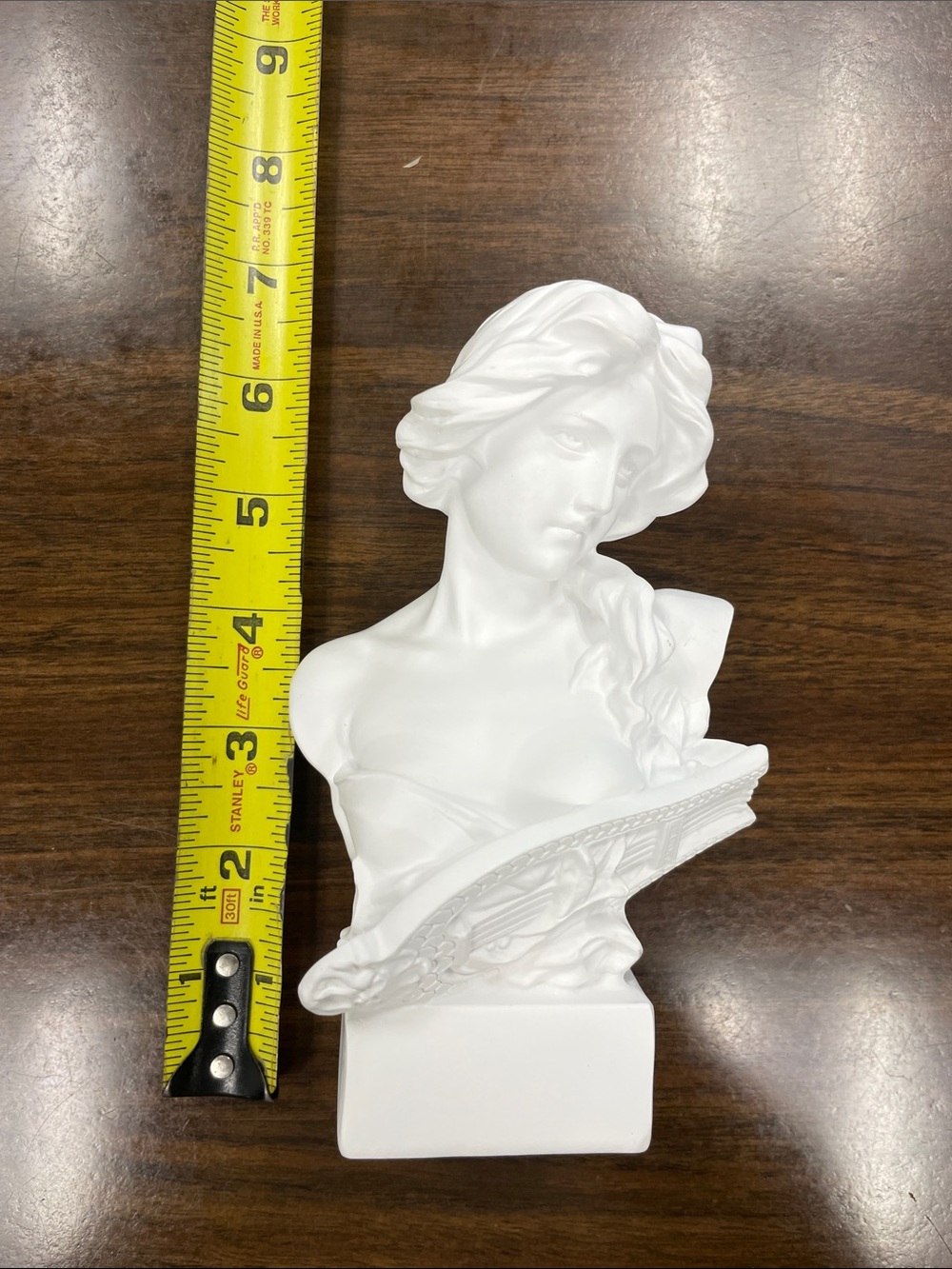 White Decorative Classical Bust Sculpture - Home Art